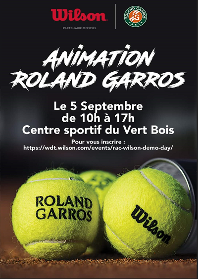 Animations Roland Garros au RAC